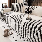 Scratch Resistant Graphic Stripe Print Sofa Cover