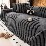 Scratch Resistant Graphic Stripe Print Sofa Cover