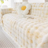 Scratch Resistant Gradient Plush Sofa Cover