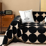 Scratch Resistant Black Star Sofa Cover