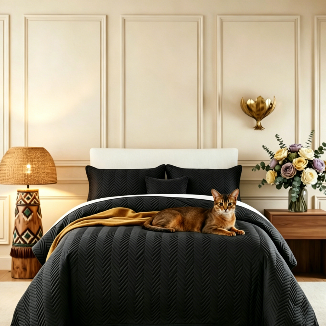 SansPoil Comforter Set – Pet Hair Resistant