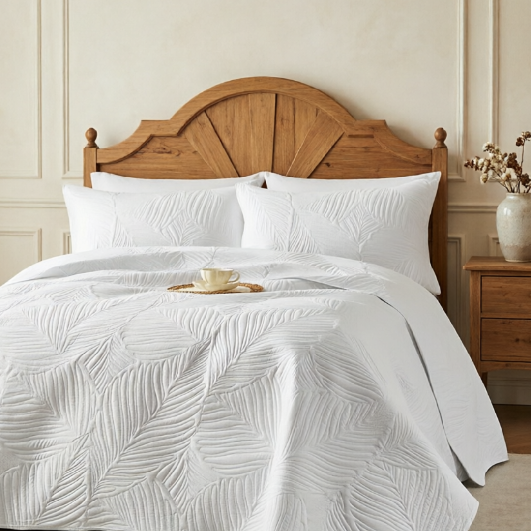 SansPoil Tropical Garden Duvet Set – Pet Hair Repellent